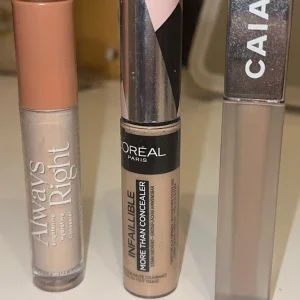 Concealers från L'Oréal, CAIA och makeup mekka