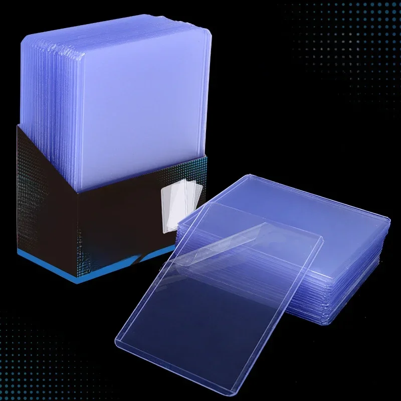 AliExpress - 25 stuks Top Loaders 200 stuks Trading Card Sleeves 35pt 3”X 4“ Stijve Sport Card Protector Harde Sleeves Toploader voor MTG Yugioh Card