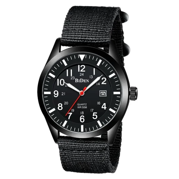 Herre klokker Herre militær klokker Analog kvarts militær klokke/#/