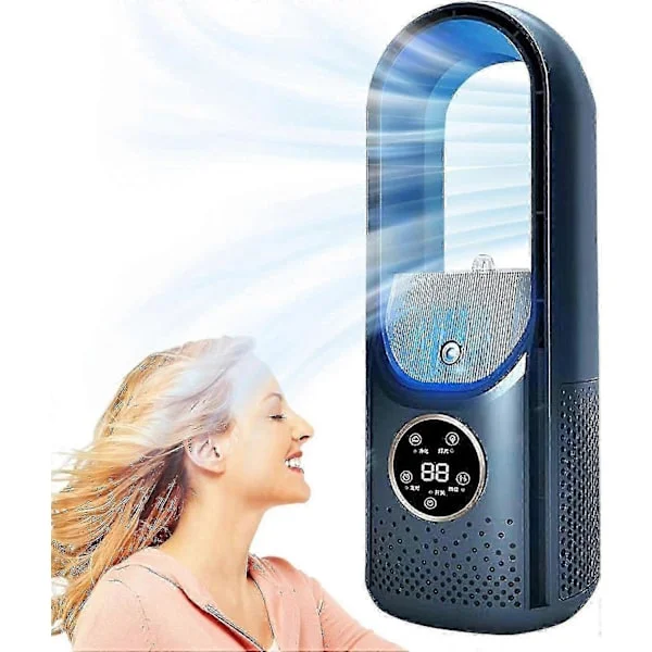Portable Air Conditioner - 6 Speed Bladeless Fan - Mobile Air Cooler - Evaporative Cooler, Air Conditioner