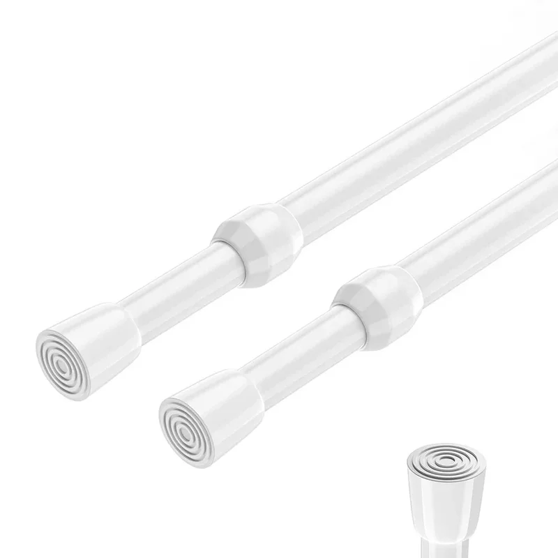 AliExpress - Erweiterbare Federspannstangen, verstellbar, 40 bis 280 cm, Spannungsvorhangstange, ohne Bohren, federbelastete Gardinenstange für Türen 