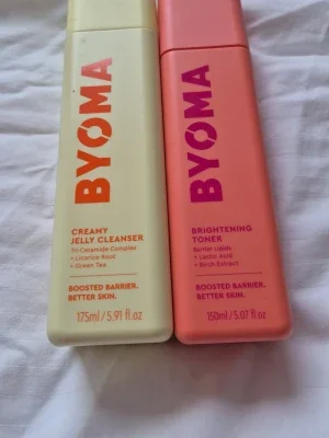 BYOMA Toner 150ml, cleanser 175ml.