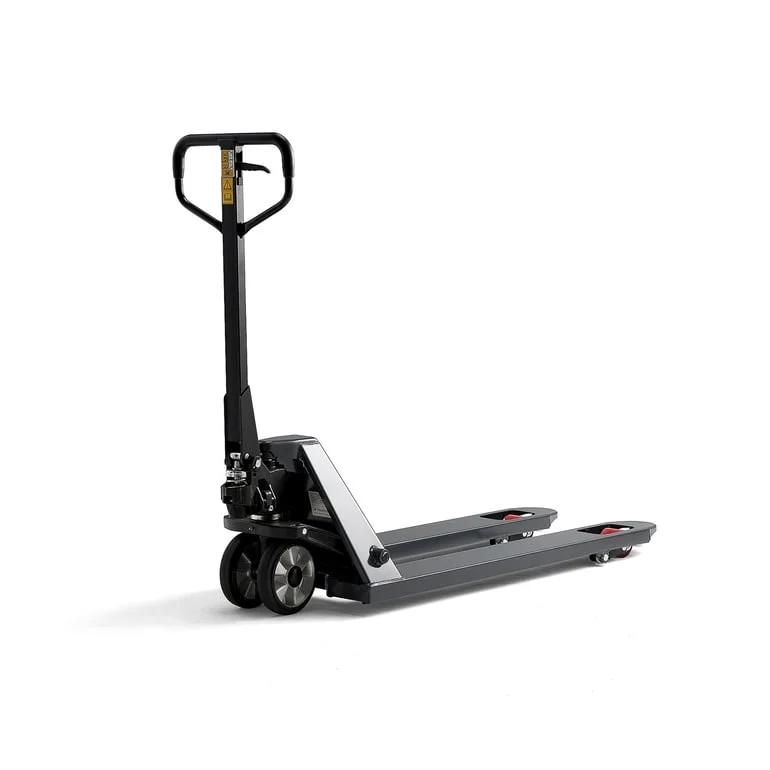 Quick lift pallet truck BOOST, 2000 kg, L 1150 mm, single, rubber, poly, grey