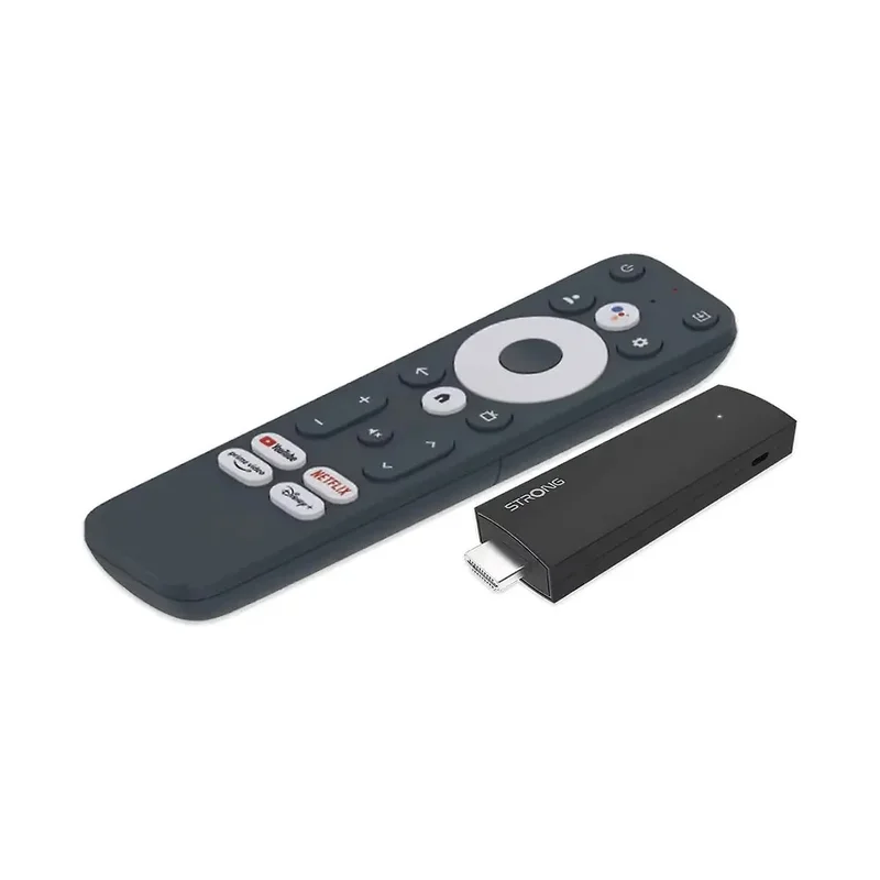 Sterk Wi-Fi 4K Google TV-mediespiller med Chromecast og Google Assistant