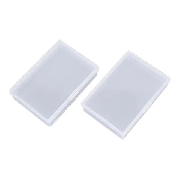 Plastbokser Spillkortbeholder PP-etui Oppbevaring Pakking Pokerspill Tom Oppbevaringsboks for brettspillsett
