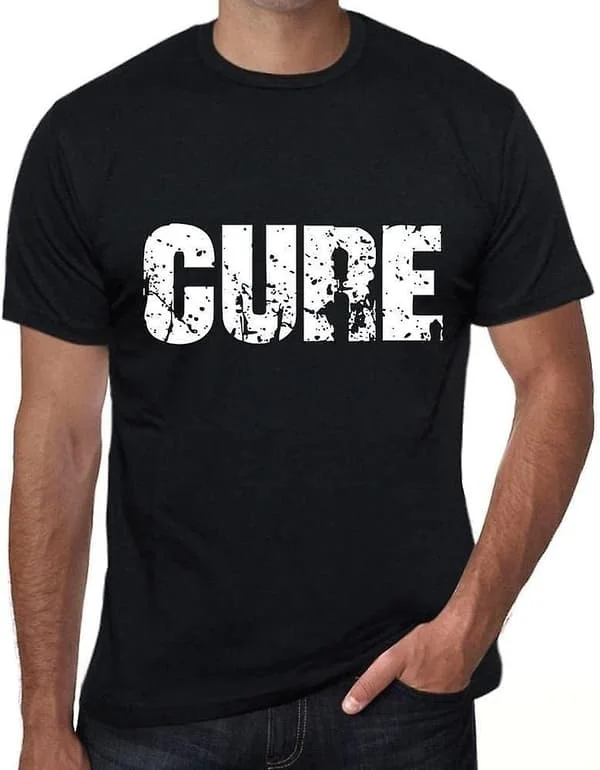 Grafisk T-skjorte for menn Cure Kort Ermet T-skjorte Vintage Bursdagsgave Nyhet T-skjorte