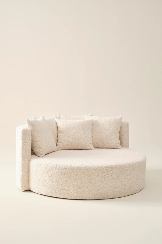 Jotex - Teddy 2-sitzer-sofa Naturweiß - WYOMING - Kaufe 2- Sitzer-Sofas bei Jotex