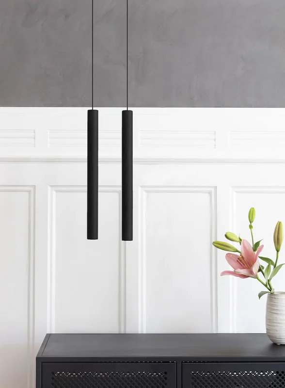 Umage Chimes Tall taklampe Ø3 - sort eik