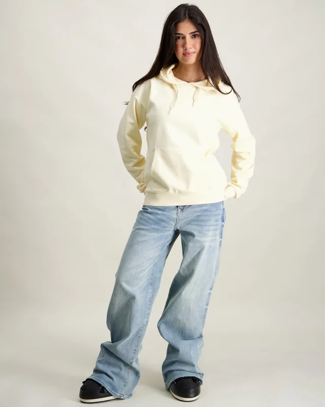 Gina Tricot Young Y oversized hoodie Beige Hoodies Meisjes - Kids Brand Store