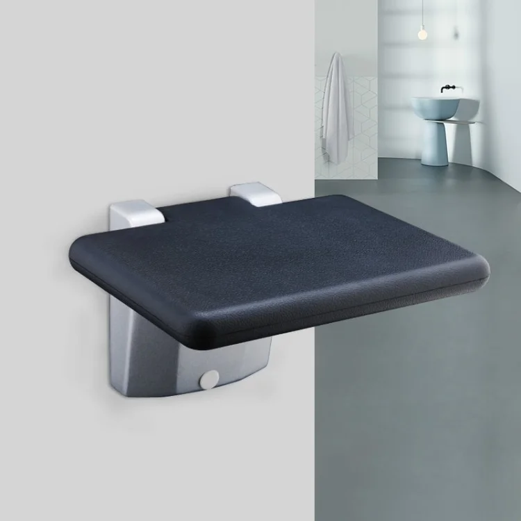 Veggmontert dusjstol 130 kg / sammenleggbart dusjsete / trygg sitteplass i dusjen