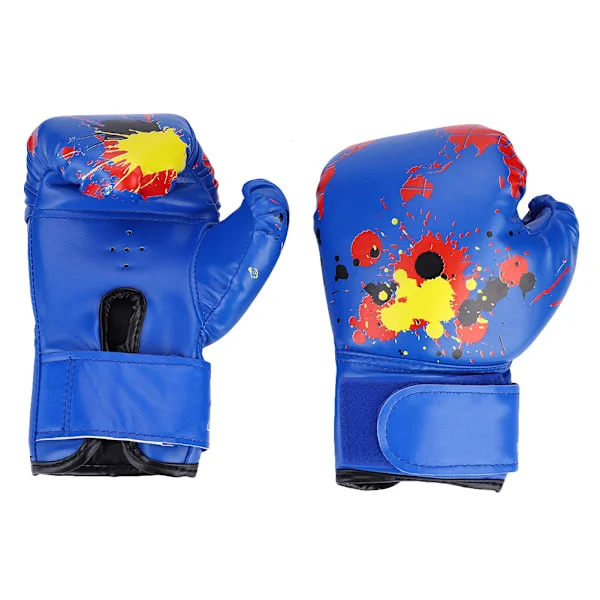 Baby Flickor Pojkar Barn Boxningshandskar Punch Träning Barn Fight Vantar (blå)
