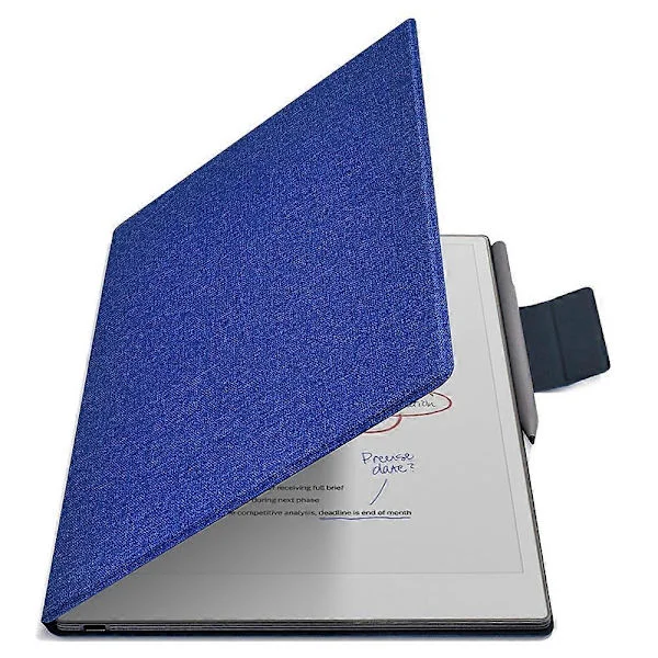 For ReMarkable Paper Pro Case PC PU Leather Tablet Magnetic Case with Pen Holder Auto Wake/Sleep - Multicolor