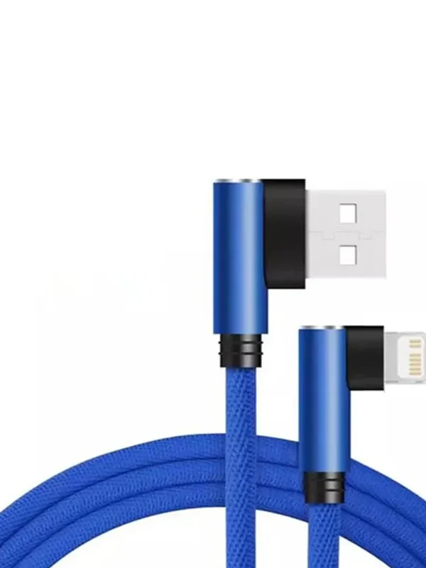 AliExpress - Câble de chargeur USB 0.25m 1m 1.5m 2m 3m, pour Apple iphone 13 12 11 Pro XR XS MAX 5S 6 7 8 Plus iPad Mini Air 3, ligne coudée de 