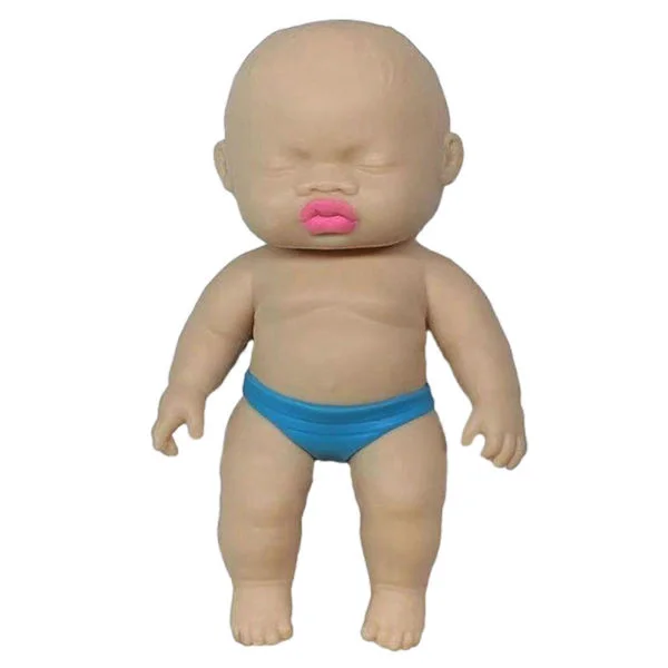 Langsomt stigende babyer klemmelegetøj stress angstlindrende mini baby klemmelegetøj blødt strækbart afslapnings stressbold fidget legetøj