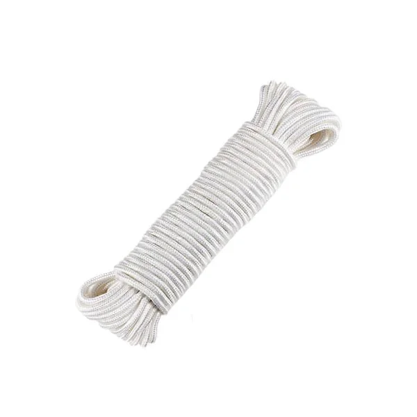 6 mm Kraftig Flaggstång Hus Nylon Flagglina Rep Flaggstång Belysningsrep Segelbåtstillbehör (FMY)