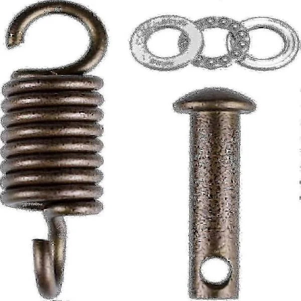 Hängmatta Stol Hängande Kit med Fjäderstift Plugg Hårdvara, 500lb Kapacitet, Ultimata Kit för Ägg Hängmatta Stolar och Hängande Korg Stolar Edition 