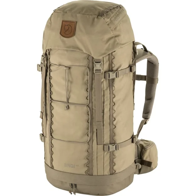 Fjällräven Singi 48 Rucksack in Clay/Beige, G-1000 | Size: 48L