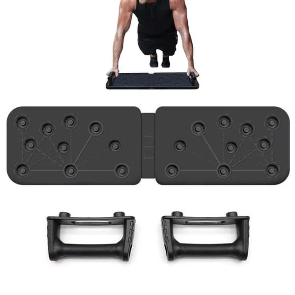 Push Up Board med Push Up Handles Svart