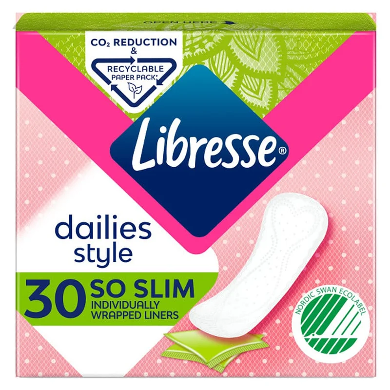 Libresse Trusseindlæg So Slim 30 stk, Medicin & Pleje, Bind & Indlæg, Trusseindlæg