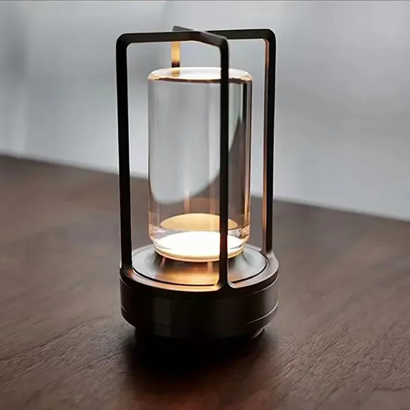 AliExpress - Lampe en cristal table de chevet en plastique chambre led lampe de table tactile Restaurant décoration atmosphère veilleuse