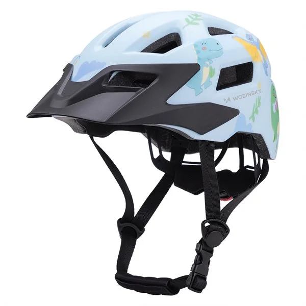 Wozinsky MTB-sykkelhjelm for barn med avtakbart visir XS - Lyseblå