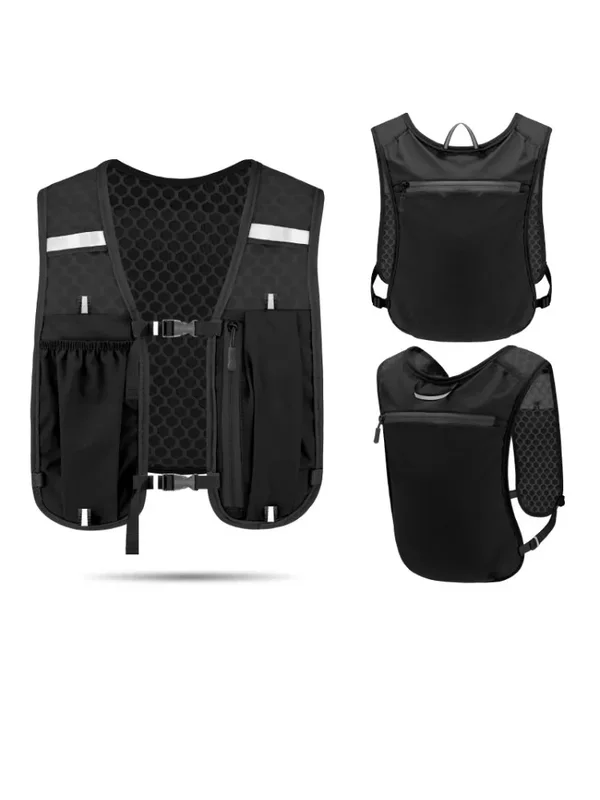 AliExpress - Ventes d'usine course hydratation gilet sac à dos pour randonnée cyclisme Marathon léger eau poitrine Pack avec poche de rangement pour 