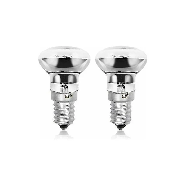 R39 E14 40w Lava Lampa Glödlampor, Edison Skruv Ses Reflektor Små Lava Lampa Glödlampor, Varm Vit 2800k R39 Dimbar (2 Pack) Zhuoxuan [DB]