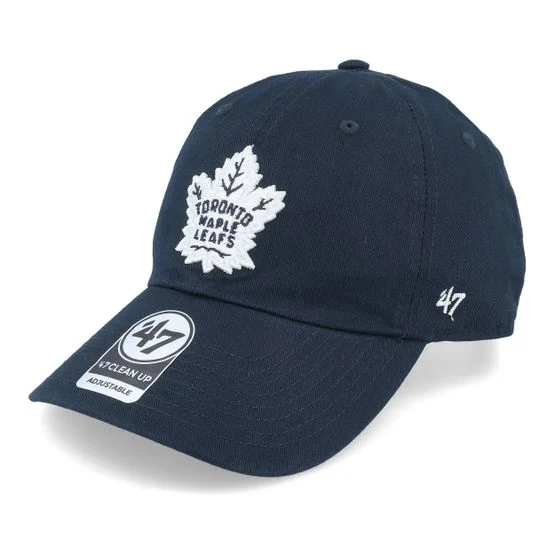 47 Brand - NHL Modrá unconstructed Kšiltovka - Toronto Maple Leafs Clean Up Light Navy Dad Cap @ Hatstore