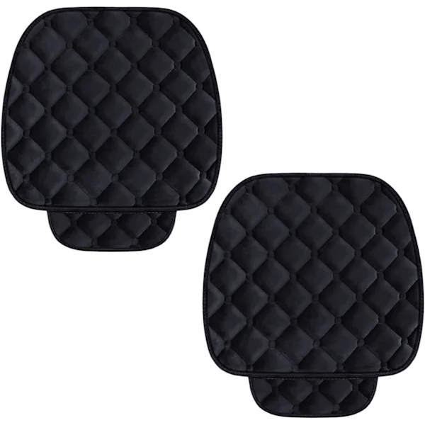 Velvet Chair Cover, Comfortable Chair Covers, Universal Chair Covers, Front Seat Protection, Black