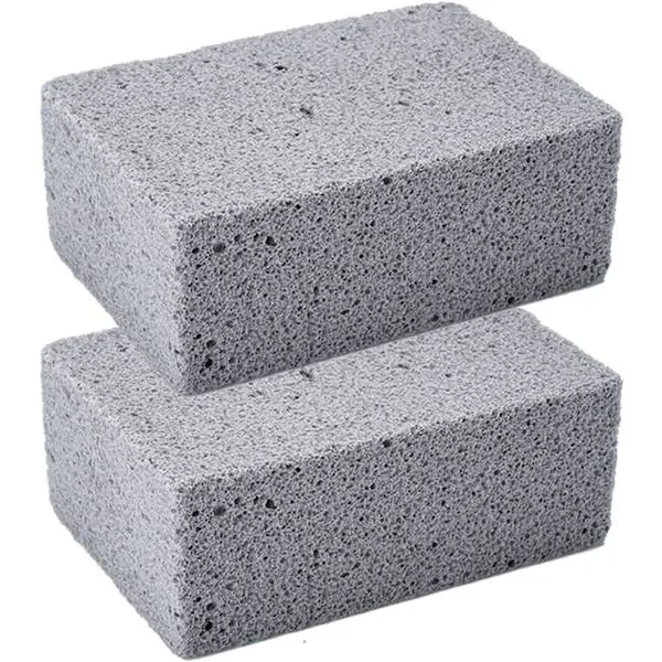 Barbecue Cleaning Stone, 2 kpl Grill Cleaning Brick, Grill Block for Cleaning Grills or Grills Reusable Descaling Stones Stone Brick Cleaner