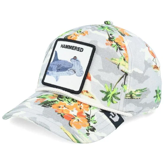 Goorin Bros. - Multi adjustable Cap - Nailed It Salty Rim White A-Frame Adjustable @ Hatstore
