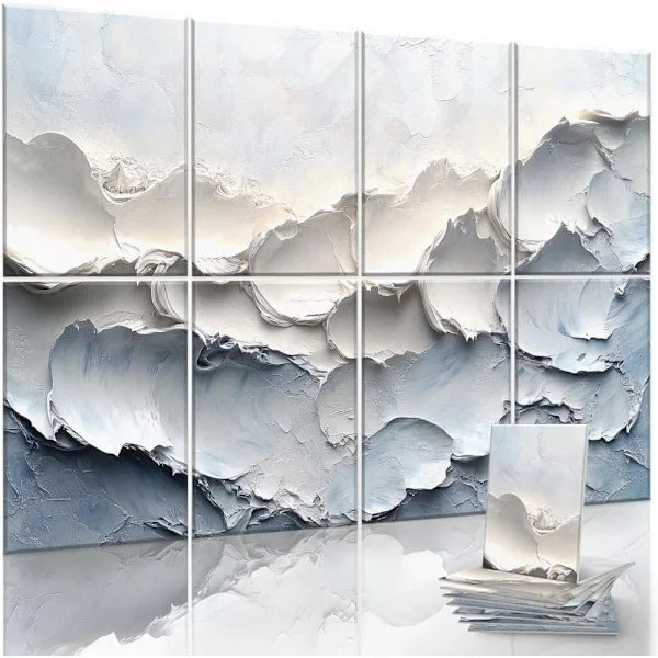 8-pack Acoustic Panels – Sound Absorbing Wall Panels with Nano Adhesive for Studio and Home