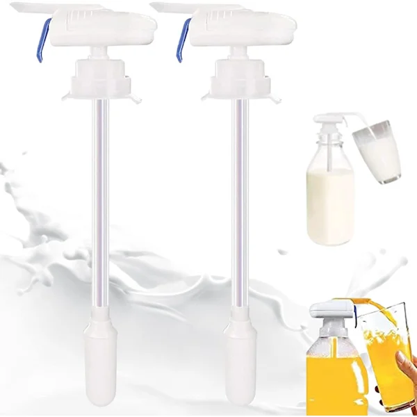Automatisk mjölkdispenser (2-pack), mini-ölfatsdispenser, automatisk elektrisk dryckesdispenser