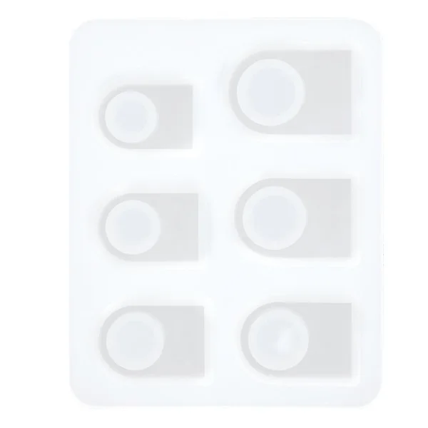 Square Silicone Ring Mold, Handmade Modern Transparent Jewelry Casting Kit