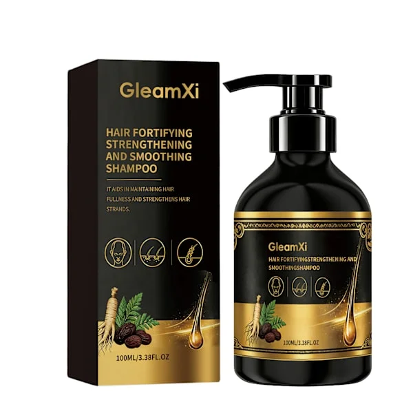 Denne shampoo til hårrødder indeholder multidimensionelle urtebaserede hårplejeessenser til at rense, fjerne olie og give håret volumen.