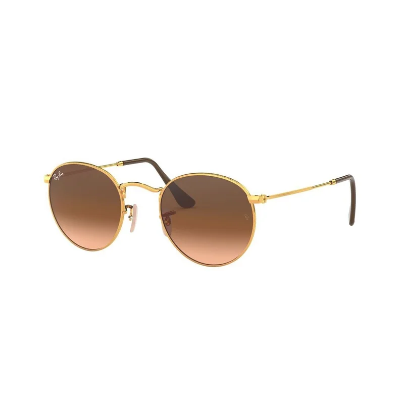 Ray-Ban Round metal - Solglasögon - Guld - RB3447 9001A5 50