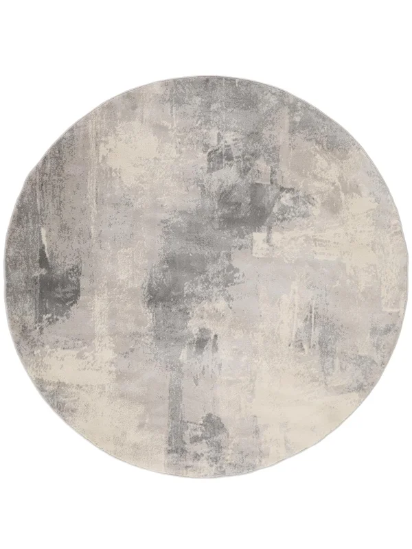 Mila Ø 200 Grey Round Rug