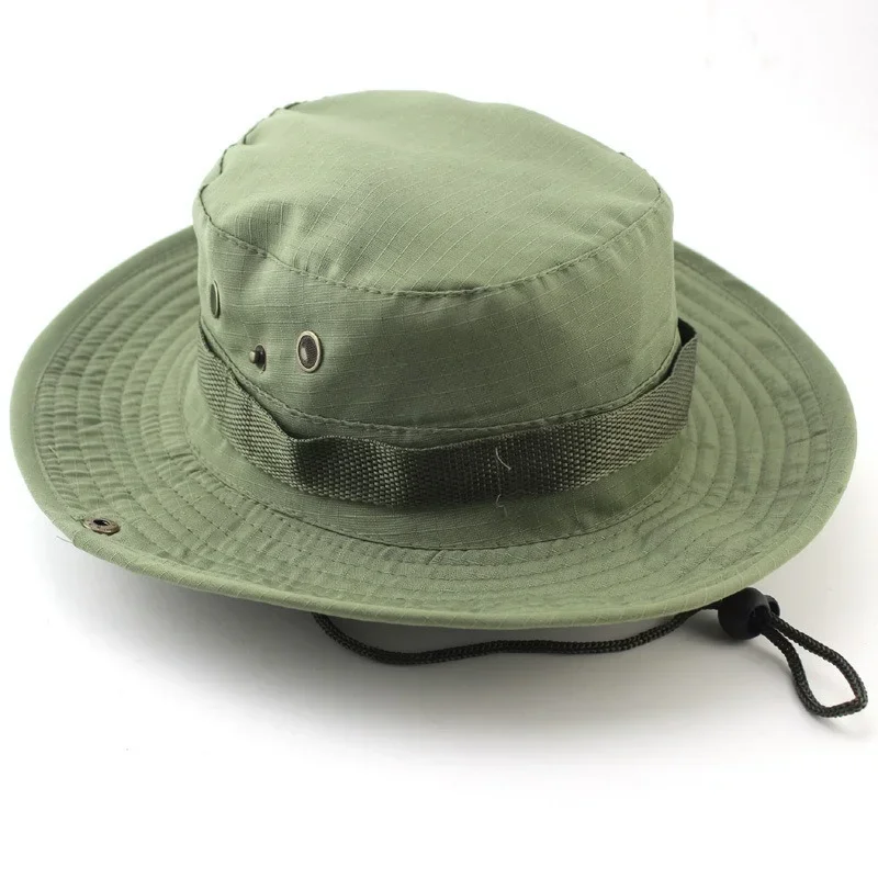 AliExpress - Camouflage Tactische Cap Boonie Emmer Hoed Caps Camo Mannen Buitensporten Zon Emmer Cap Vissen Wandelen Jacht Hoeden