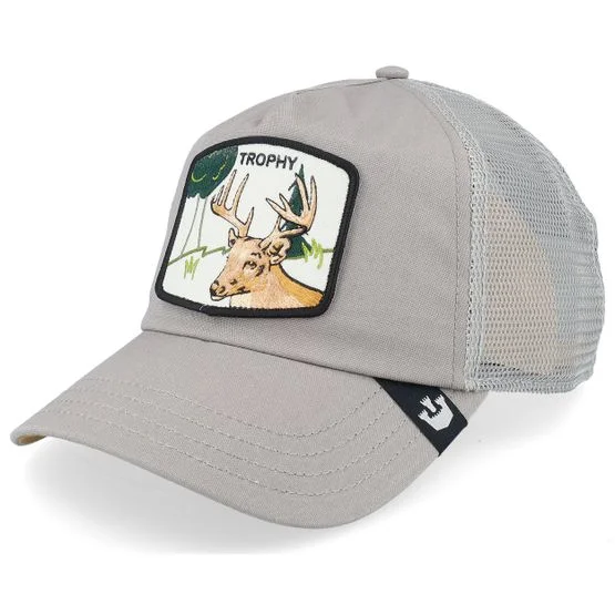 Goorin Bros. - Grey - trucker - Cap - Thisaway Park Range Grey Relaxed A-Frame Trucker - Hatstore