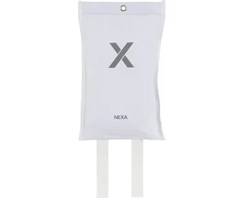 Nexa FB-120 VMD Brandfilt Silikon Vit 120x120 cm - Silikonbelagd brandfilt för hemmamiljöer