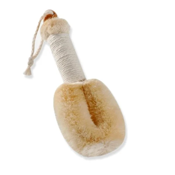 Helt Naturlig Spa Sisal Torrborste – Premiumkvalitet 23 cm Exfolierande Kroppsborste för Lymfatisk Massage, Cirkulation & Strålande Slät Hud