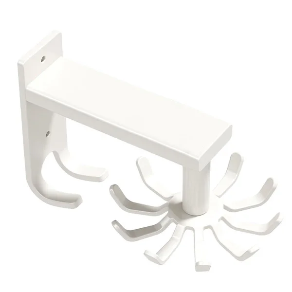 Kitchen Utensil Holder Practical Rotating Tool Hook Holder Wall Mounted Kitchen Utensil Hanger Rotatable