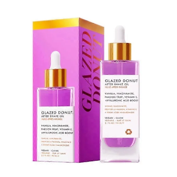 After Shave Oil, Glazed Donut Vanilla After Shave Oil For Smooth Skin, Soft Serve After Shave Oil, Deeply Hydrating, Prevent Ingrown Hairs Dryness