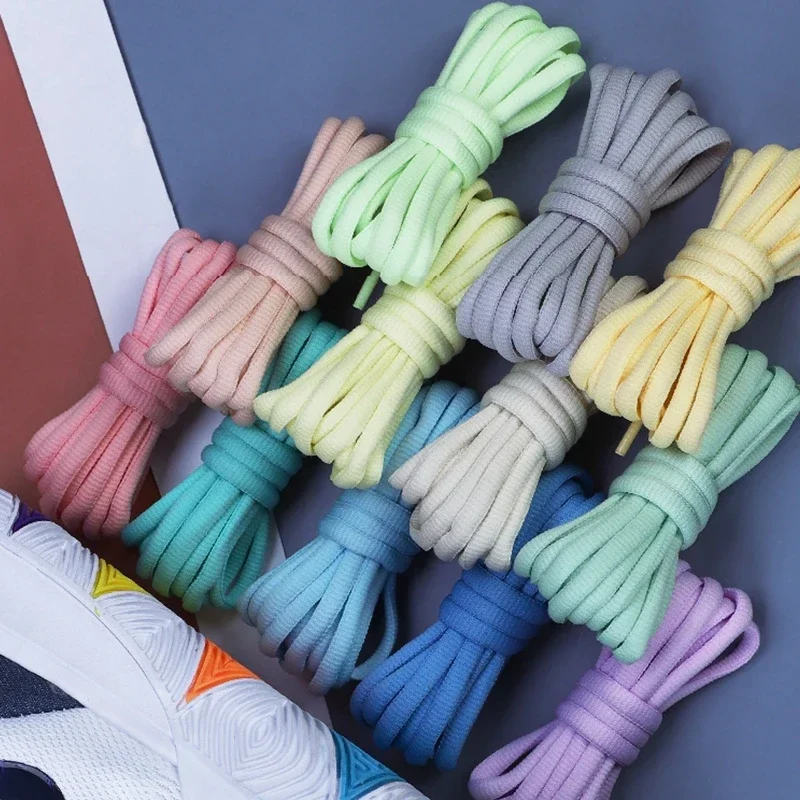 AliExpress - 1 paar Ovale Veters Half Ronde Atletische Schoenveters voor Running Sneakers Veters Schoenen Snaren Duurzaam zonder Vervaging Schoenveter