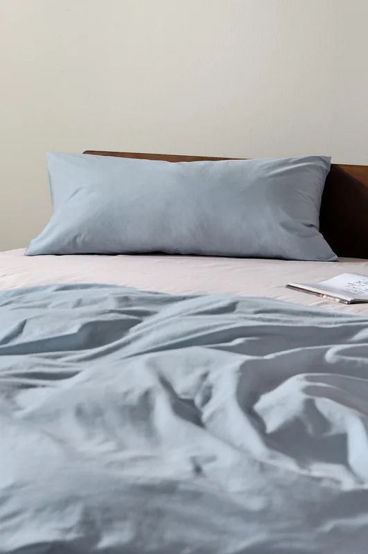 Jotex - Percale Örngott 50x90 Cm - Ekologisk Dimblå ZACK - Köp Örngott hos Jotex