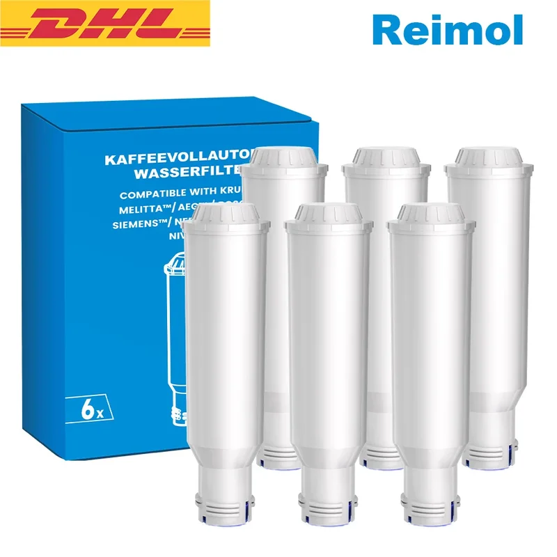 AliExpress - Reimol Lot de 6 filtres à eau pour machine à café Nivona et Krups – Filtre de remplacement compatible avec Bosch TCA6041, 6709