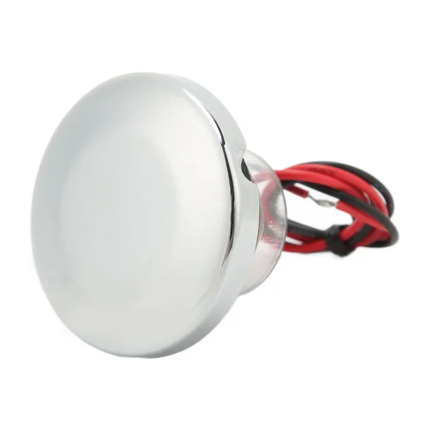 39mm DC 12V LED Gång Hall Lampa 100LM Varmvit 3000K IP67 Vattentät Rostfri för Husbil Båt Hem