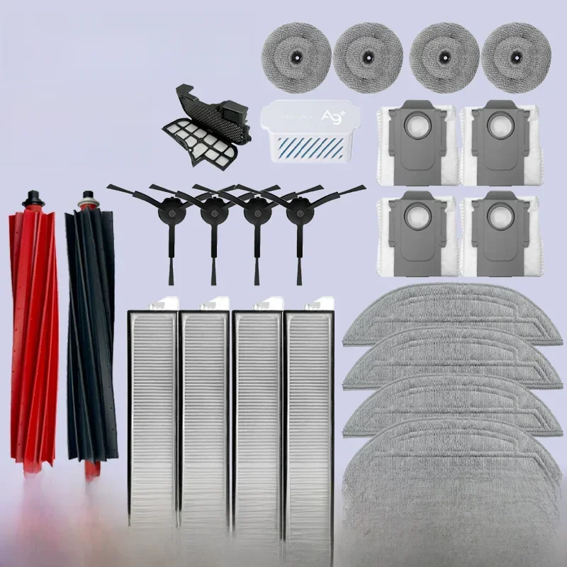 AliExpress - Roborock S8 MaxV Ultra Robot aspirateur pièces de rechange brosses latérales principales tissus de vadrouille filtres HEPA sacs à 