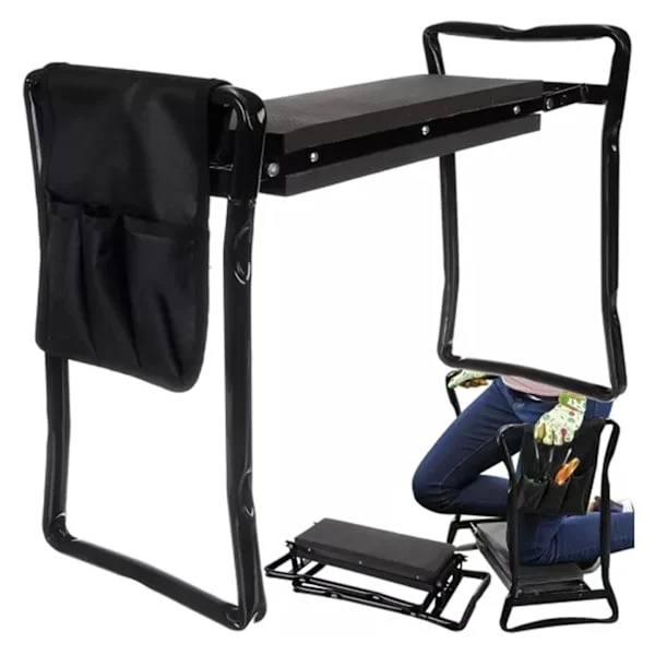 /Hc/ Folding Garden Stool with Tools / Kneeling Stool - Stool