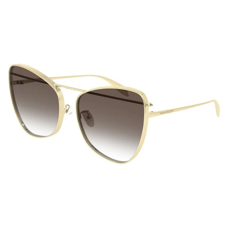 Alexander McQueen - Solbriller - Gull - AM0228S 002 6318